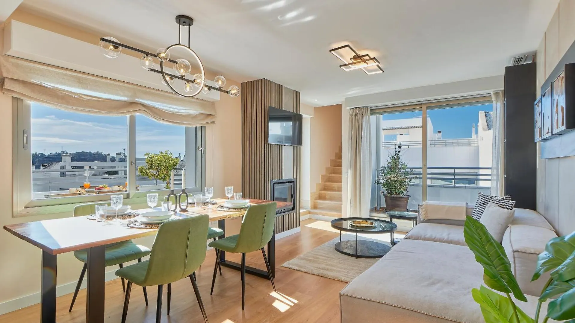 Vitania I Resort Penthouse With Jacuzzi 라칼라데미야스 아파트